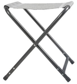 Campingpall Trysil Svart Tygsits Inkl Bord