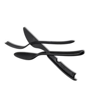 Silwy Cutlery Set TRICKY BLACK