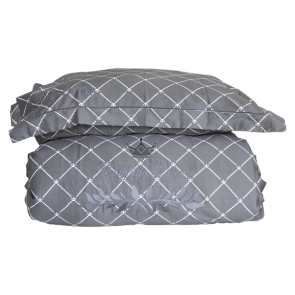 Bäddset Camping Queen.Grå SE/FI 150x210 cm +50x60 cm