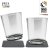 Silwy Magnetic Drinkglas Plast 250ml Grå 2-pack