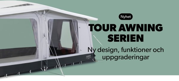 Nyhet! Dometic lanserar Tour inför 2025 en ny modellserie på lufttält