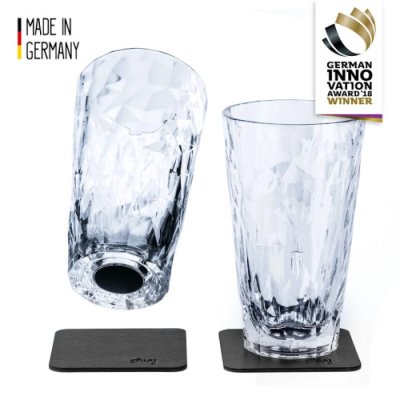 Silwy Magnetic Drinkglas Plast 300ml 2-pack