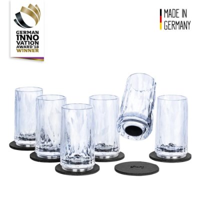 Silwy Magnetic Shotglas Plast 40ml 6-pack