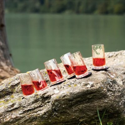 Silwy Magnetic Shotglas Plast 40ml 6-pack