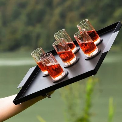 Silwy Magnetic Shotglas Plast 40ml 6-pack