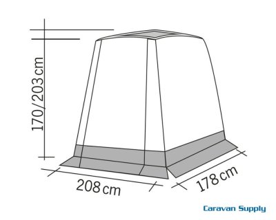 Baklucketält För VW Caddy (från modellår 2004)