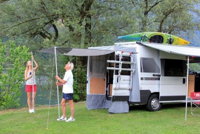 Bakdörrstält / Solsegel för Ducato (från modellår 2007)