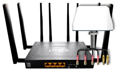 LTC Mobil 5G Router & Antenn Value Pack