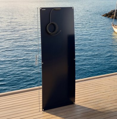Solcell 165W Flat Black line