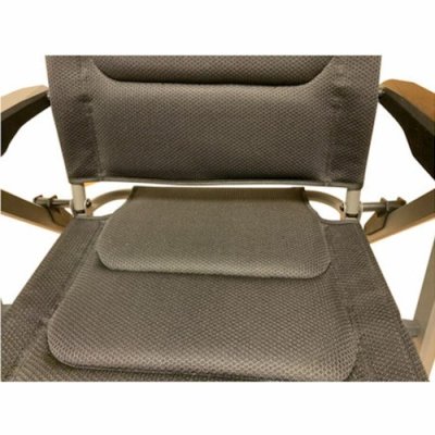 Campingstol Vengetind Svart Polstret