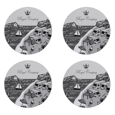 Glasunderlägg Smögen. 4 st