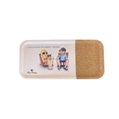 Bricka Vacation Royal Camping. 32x15 cm