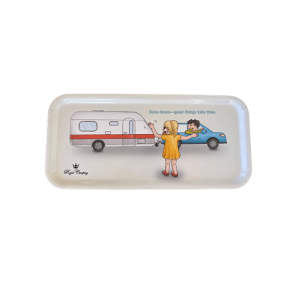Bricka Vacation Royal Camping 32x15 cm