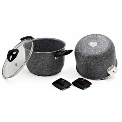 Kastrull Artepetra med lock 20 cm