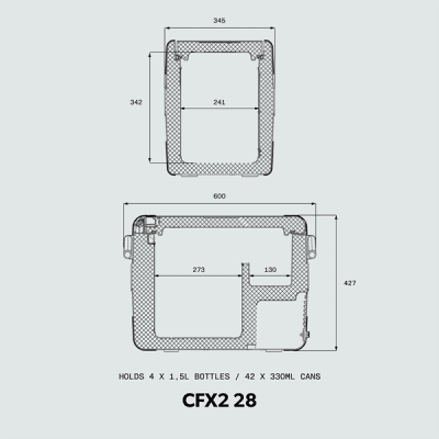 Dometic Kompressorkylbox CFX2 28 L