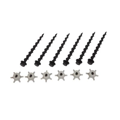Peggy Peg Tältpinne Peg&Stop Black Edition Small 6-Pack