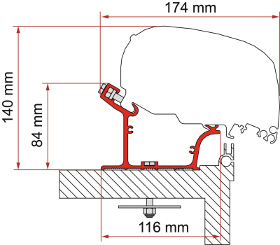 Adapter Adria Caravan 2015>