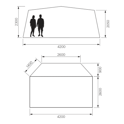 Dometic Club Deluxe Air Pro Drive-Away