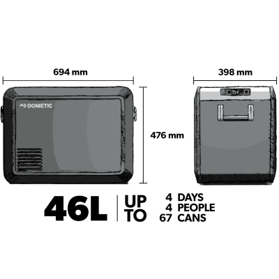 KYLBOX CFX3 45 KOMPRESSOR 45L