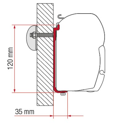 Fiamma Adapter Kit F45. AS120