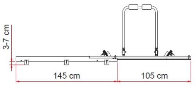 Utdragbart Lastsystem Garage Slide Pro Bike