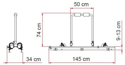 Utdragbart Lastsystem Garage Slide Pro Bike
