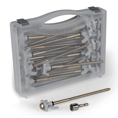 Hex Screw-In Peg Pack