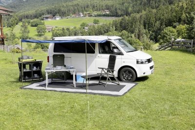 Brunner Balmat Tältmatta Grå/Vit