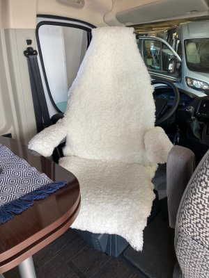 Fårskinnsklädsel för Husbil